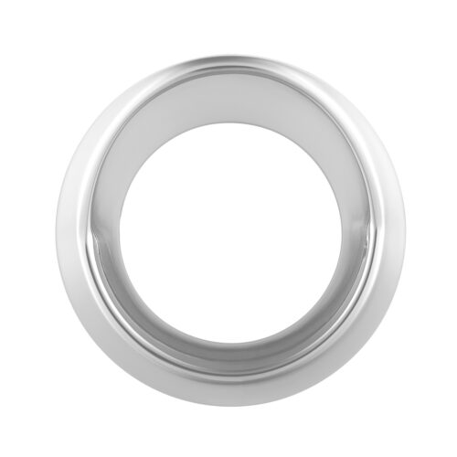 Candy Color Small Gauge Cover With Visor-Liquid Silver 40707