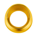 Candy Color Small Gauge Cover With Visor-Electric Yellow - Image 2