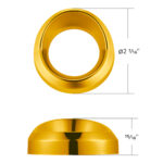 Candy Color Small Gauge Cover With Visor-Electric Yellow - Image 7
