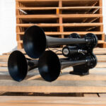 4 Trumpet Mini Train Horn-Black - Image 12