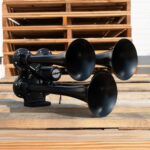 4 Trumpet Mini Train Horn-Black - Image 13