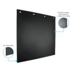 24" X 24" Black PROFLEX Mud Flap - Image 2
