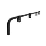Black Straight Mud Flap Hangers With Mounting Hardware - No Coil (Pair) - Image 4