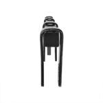 Black Straight Mud Flap Hangers With Mounting Hardware - No Coil (Pair) - Image 6