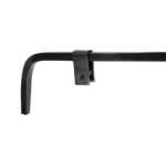 Black Straight Mud Flap Hangers With Mounting Hardware - No Coil (Pair) - Image 7