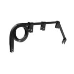 Black Angled Mud Flap Hangers With Mounting Hardware- 1 Coil (Pair) - Image 4