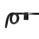 Black Angled Mud Flap Hangers With Mounting Hardware- 1 Coil (Pair) - Image 7