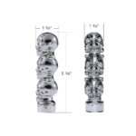1/2"-13 Thread-On 3 Skull Shift Knob-Chrome - Image 5