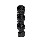 1/2"-13 Thread-On 3 Skull Candy Color Shift Knob-Glossy Black 70537B