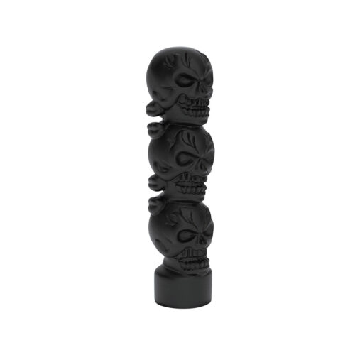 1/2"-13 Thread-On 3 Skull Candy Color Shift Knob-Matte Black 70538B