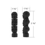 1/2"-13 Thread-On 3 Skull Candy Color Shift Knob-Matte Black - Image 5
