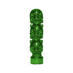 1/2"-13 Thread-On 3 Skull Candy Color Shift Knob-Emerald Green - Image 2