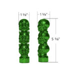 1/2"-13 Thread-On 3 Skull Candy Color Shift Knob-Emerald Green - Image 5