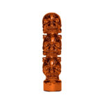 1/2"-13 Thread-On 3 Skull Candy Color Shift Knob-Cadmium Orange - Image 2