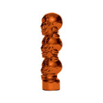 1/2"-13 Thread-On 3 Skull Candy Color Shift Knob-Cadmium Orange - Image 3