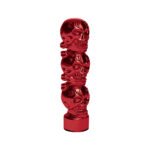 1/2"-13 Thread-On 3 Skull Candy Color Shift Knob-Candy Red 70543B