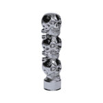 1/2"-13 Thread-On 3 Skull Candy Color Shift Knob-Liquid Silver 70544B