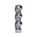 1/2"-13 Thread-On 3 Skull Candy Color Shift Knob-Liquid Silver - Image 3