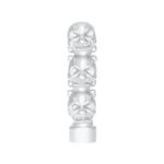 1/2"-13 Thread-On 3 Skull Candy Color Shift Knob-Pearl White - Image 2