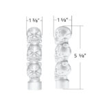 1/2"-13 Thread-On 3 Skull Candy Color Shift Knob-Pearl White - Image 5