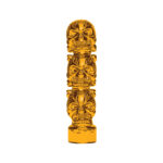 1/2"-13 Thread-On 3 Skull Candy Color Shift Knob-Electric Yellow - Image 2
