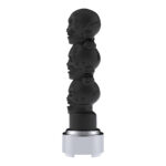Thread-On 3-Skulls Gearshift Knob With Adapter For Eaton-Fuller 9/10 Speed Shifter-Matte Black - Image 3