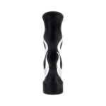 1/2"-13 Thread On Flame Gearshift Knob - Black With Chrome Flame - Image 3