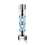 Austin Style Gun Cylinder Gearshift Knob With LED 13/15/18 Speed Adapter - Chrome/Blue LED - Image 3