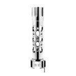 Austin Style Gun Cylinder Gearshift Knob With LED 13/15/18 Speed Adapter - Chrome/White LED - Image 4