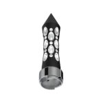Thread-On Daytona Style Spike Gearshift Knob With LED 9/10 Speed Adapter - Black/White LED - Image 5