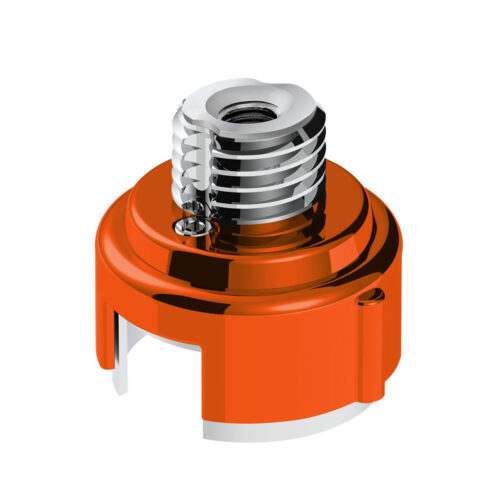 M30X3.5 Thread-On Gearshift Adapter W/LED Mount For Eaton-Fuller 13/15/18 Speed-Cadmium Orange 71051