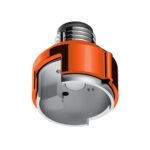 M30X3.5 Thread-On Gearshift Adapter W/LED Mount For Eaton-Fuller 13/15/18 Speed-Cadmium Orange - Image 3