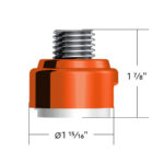 M30X3.5 Thread-On Gearshift Adapter W/LED Mount For Eaton-Fuller 13/15/18 Speed-Cadmium Orange - Image 4