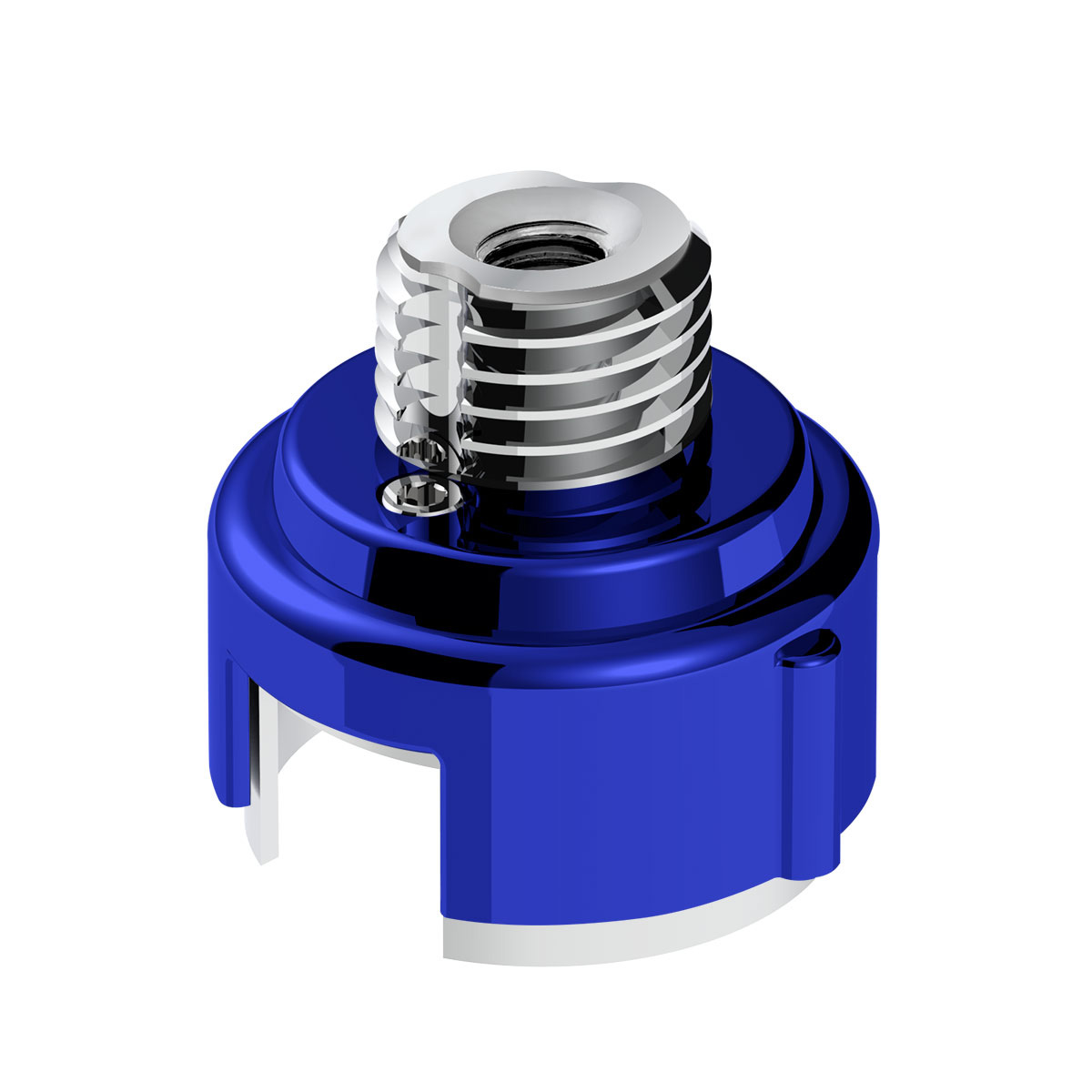 M30X3.5 Thread-On Gearshift Adapter W/LED Mount For Eaton-Fuller 13/15/18 Speed-Indigo Blue 71052