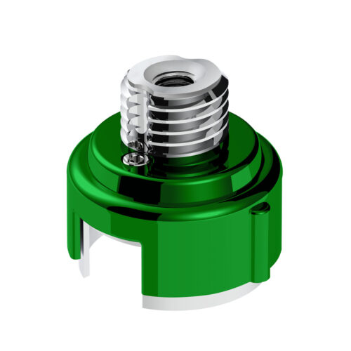 M30X3.5 Thread-On Gearshift Adapter W/LED Mount For Eaton-Fuller 13/15/18 Speed-Emerald Green 71053