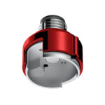 M30X3.5 Thread-On Gearshift Adapter W/LED Mount For Eaton-Fuller 13/15/18 Speed-Candy Red - Image 3