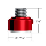 M30X3.5 Thread-On Gearshift Adapter W/LED Mount For Eaton-Fuller 13/15/18 Speed-Candy Red - Image 4