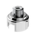 M30X3.5 Thread-On Gearshift Adapter W/LED Mount For Eaton-Fuller 13/15/18 Speed-Liquid Silver 71055