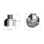 M30X3.5 Thread-On Gearshift Adapter W/LED Mount For Eaton-Fuller 13/15/18 Speed-Liquid Silver - Image 4