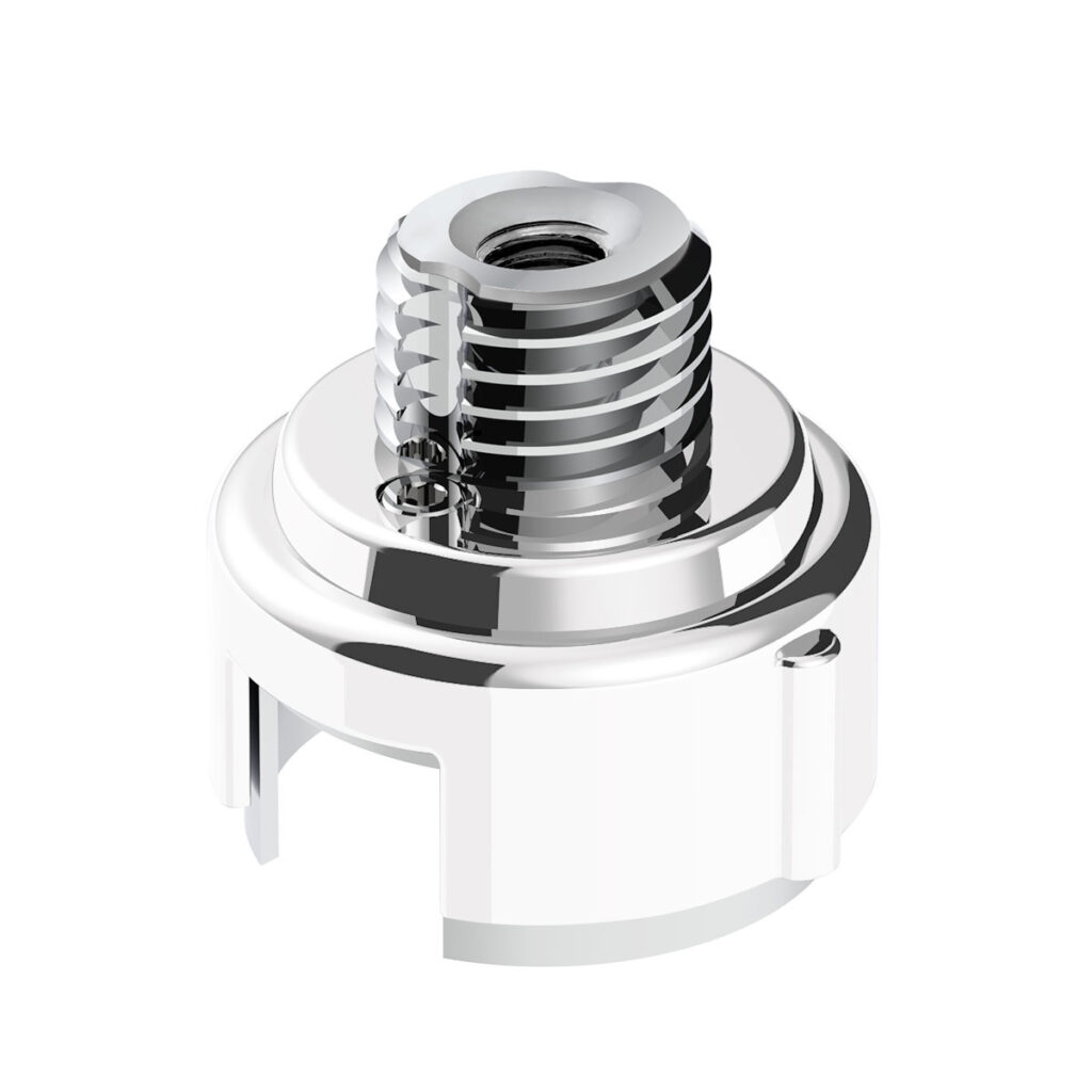 M30X3.5 Thread-On Gearshift Adapter W/LED Mount For Eaton-Fuller 13/15/18 Speed-Pearl White 71056