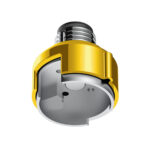 M30X3.5 Thread-On Gearshift Adapter W/LED Mount For Eaton-Fuller 13/15/18 Speed-Electric Yellow - Image 3
