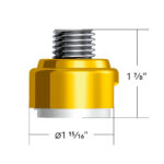 M30X3.5 Thread-On Gearshift Adapter W/LED Mount For Eaton-Fuller 13/15/18 Speed-Electric Yellow - Image 4