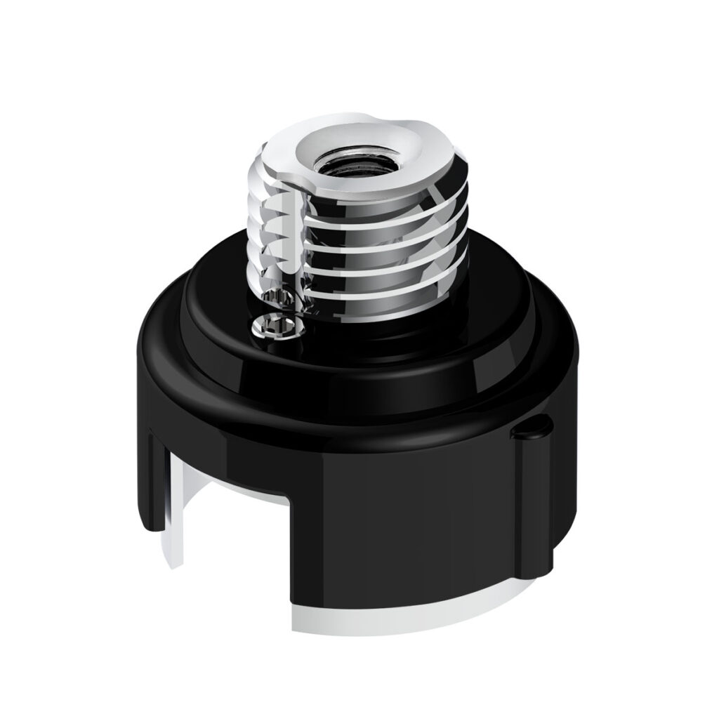 M30X3.5 Thread-On Gearshift Adapter W/LED Mount For Eaton-Fuller 13/15/18 Speed-Candy Black 71059