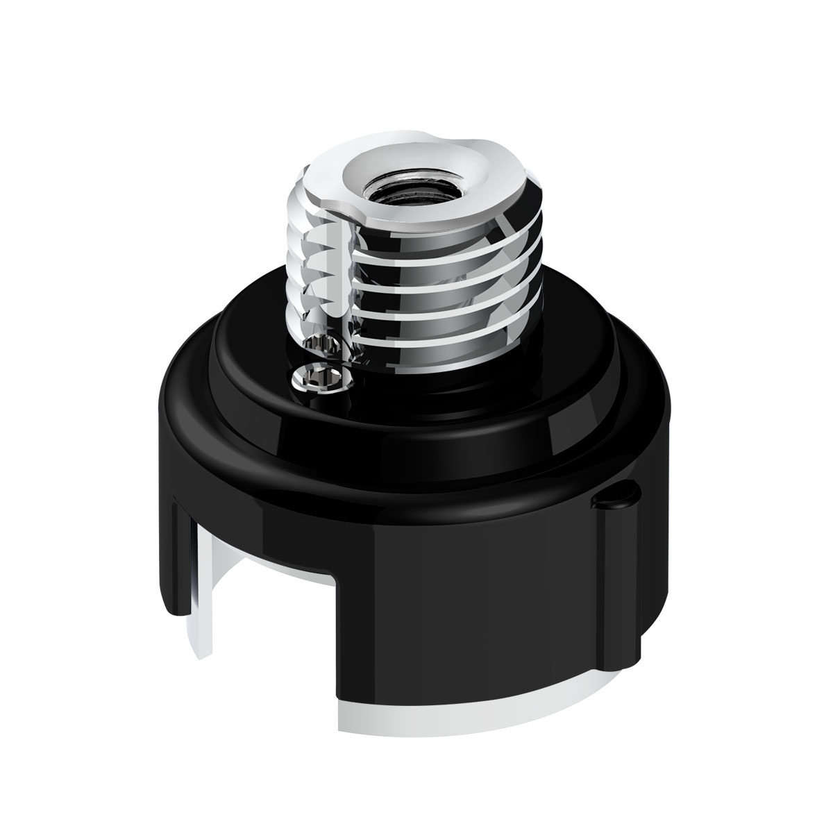 M30X3.5 Thread-On Gearshift Adapter W/LED Mount For Eaton-Fuller 13/15/18 Speed-Candy Black 71059