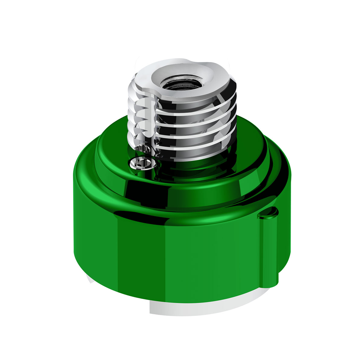 M30X3.5 Thread-On Gearshift Adapter W/LED Mount For Eaton-Fuller 9/10 Speed -Emerald Green 71063