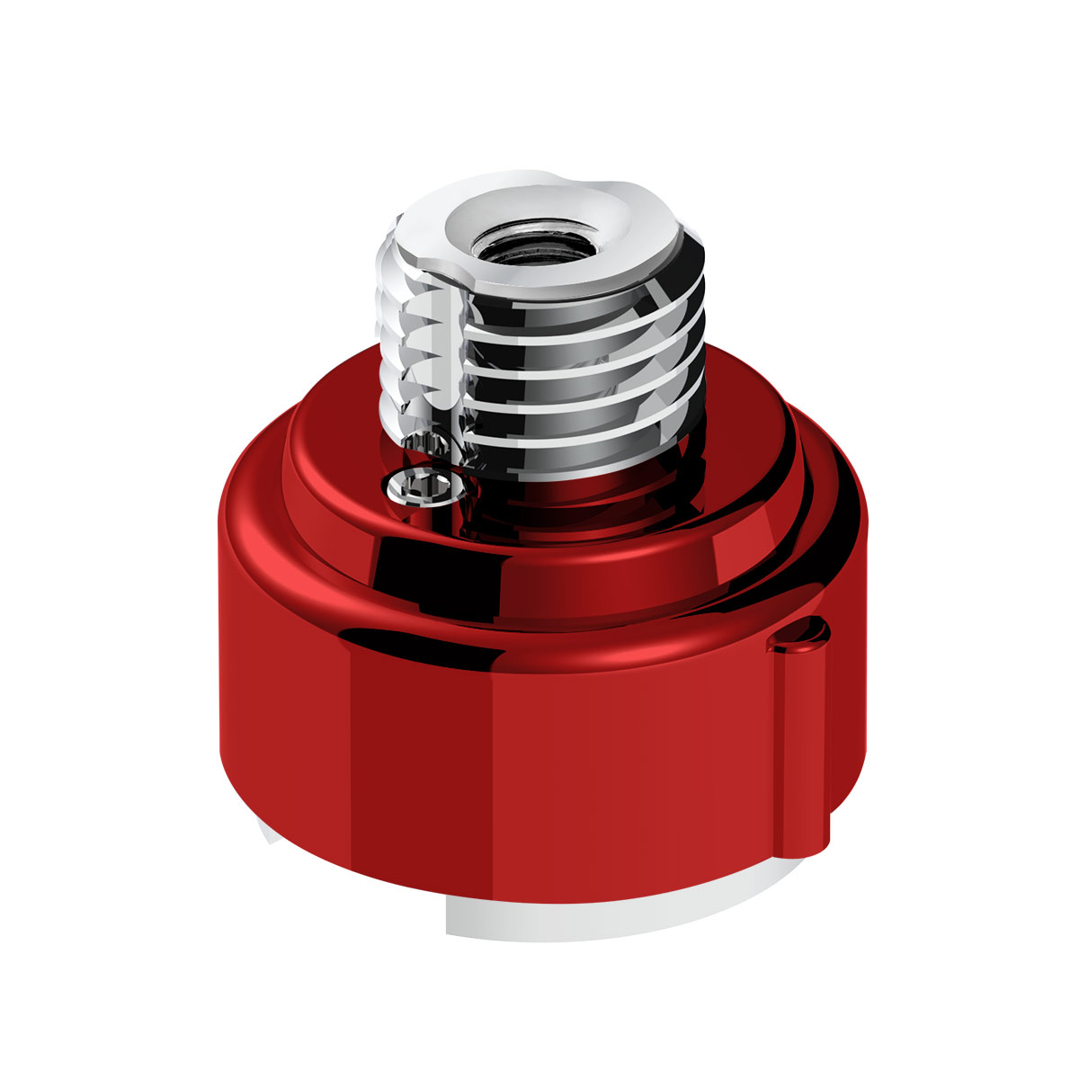 M30X3.5 Thread-On Gearshift Adapter W/LED Mount For Eaton-Fuller 9/10 Speed -Candy Red 71064