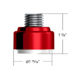 M30X3.5 Thread-On Gearshift Adapter W/LED Mount For Eaton-Fuller 9/10 Speed -Candy Red - Image 4