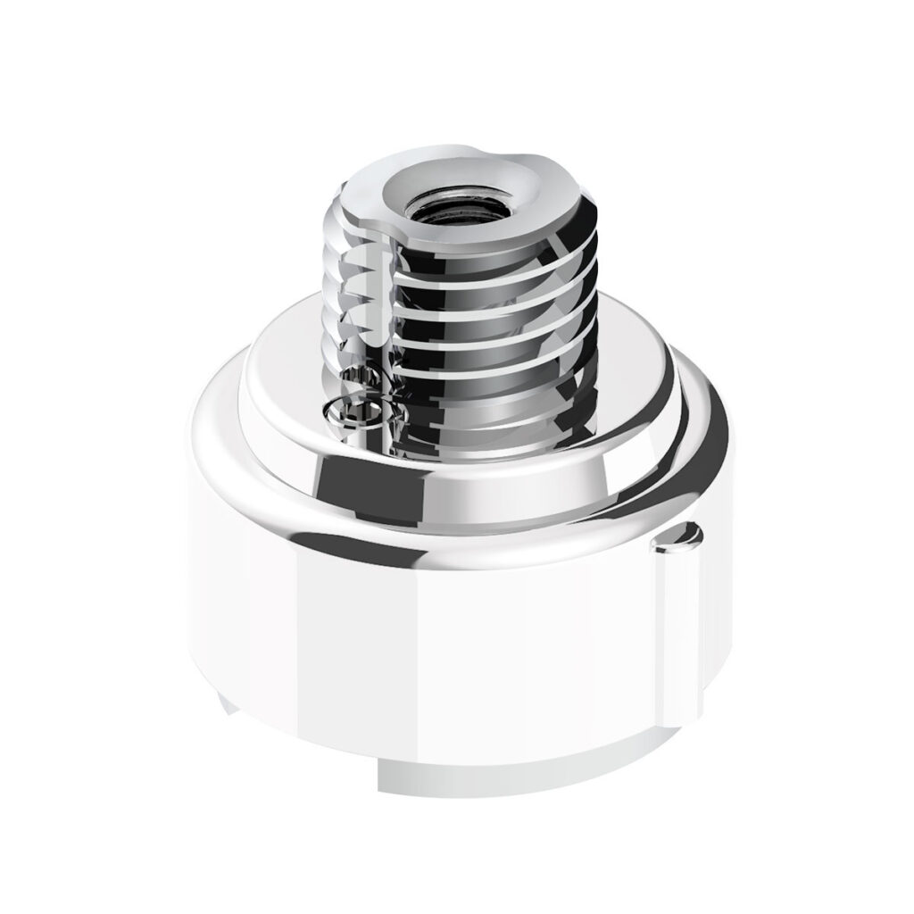 M30X3.5 Thread-On Gearshift Adapter W/LED Mount For Eaton-Fuller 9/10 Speed -Pearl White 71066