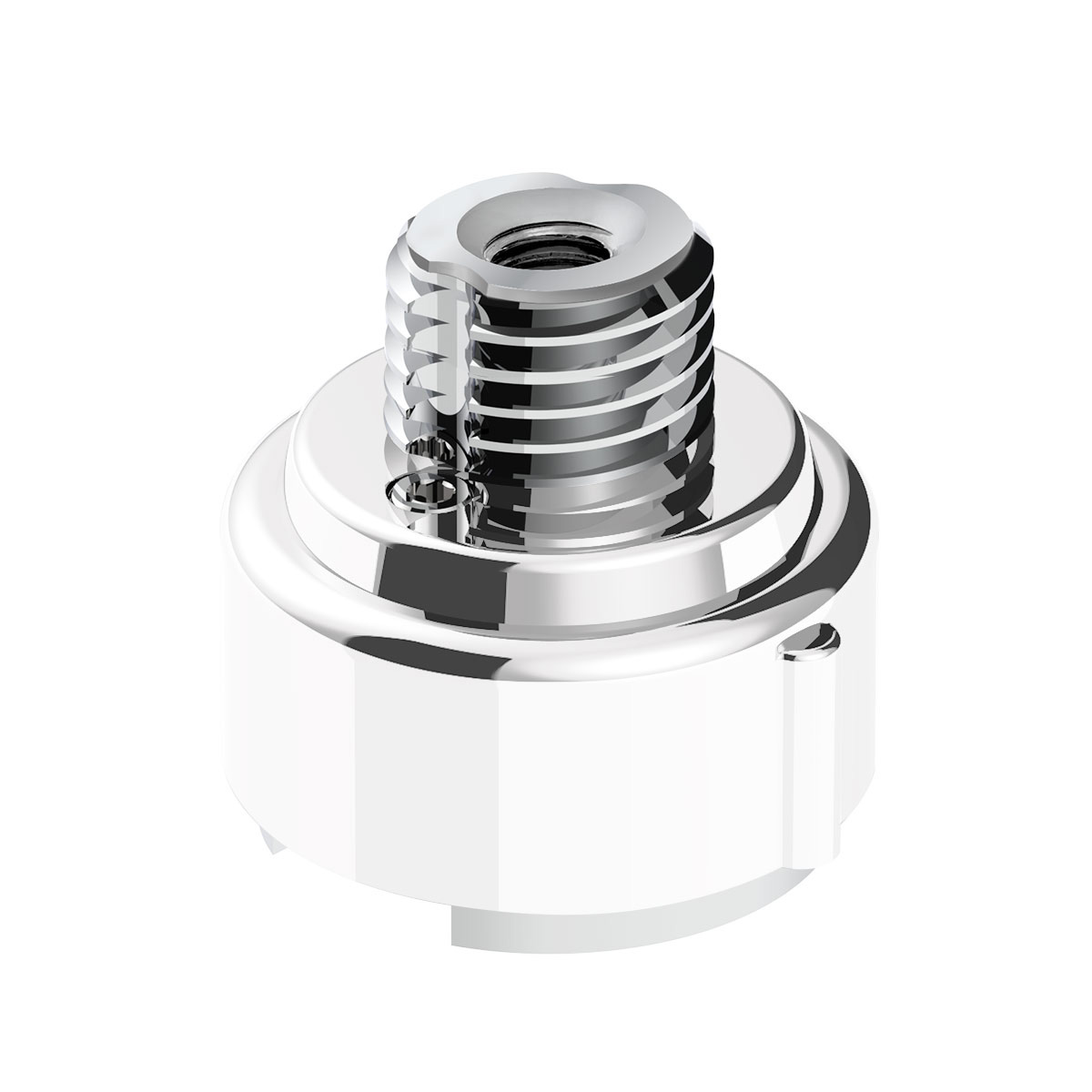M30X3.5 Thread-On Gearshift Adapter W/LED Mount For Eaton-Fuller 9/10 Speed -Pearl White 71066