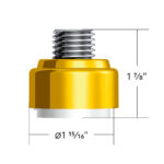 M30X3.5 Thread-On Gearshift Adapter W/LED Mount For Eaton-Fuller 9/10 Speed -Electric Yellow - Image 4